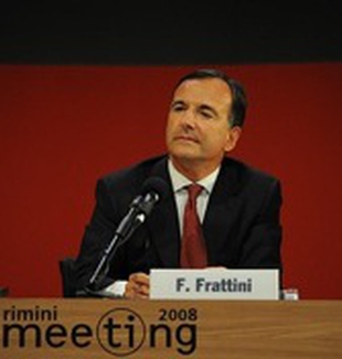 Franco Frattini al Meeting 2008.