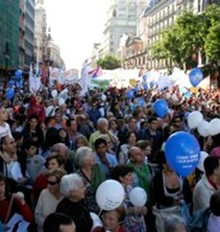 La manifestazione dello scorso 17 ottobre.