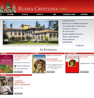 L'homepage del sito.