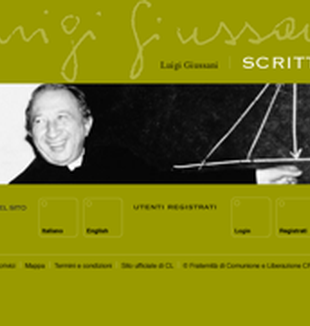 La homepage del sito.