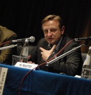 Da sinistra, Mario Dupuis, Bernhard Scholz <br>e Monica  Poletto (© Paolo Bonfanti).