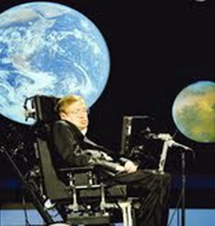 L'astrofisico Stephen Hawking.