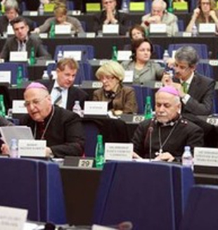 L'intervento dei vescovi iracheni al Parlamento europeo.