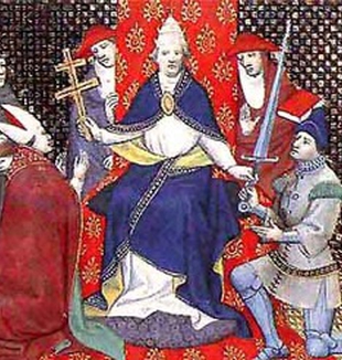 Urbano II proclama la prima crociata (1095).