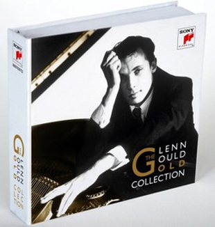 La copertina del cofanetto <em>The Glenn Gould<br> Collection</em>.