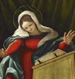 Lorenzo Lotto, <em>Polittico di Ponteranica</em> (particolare).