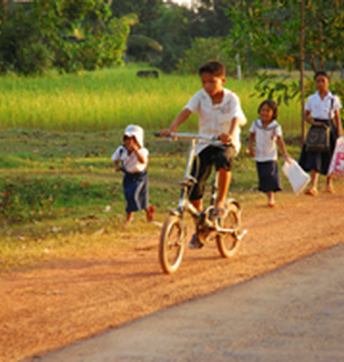Bambini a Siem Reap, Cambogia.