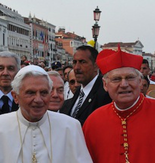 Con Benedetto XVI a Venezia. 
