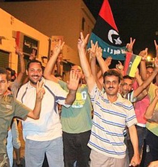 Tripoli festeggia la liberazione.