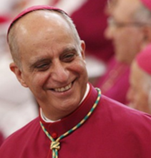 L'arcivescovo Rino Fisichella.