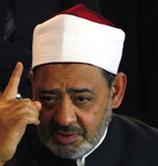 Ahmed al-Tayyeb, imam di Al-Azhar.