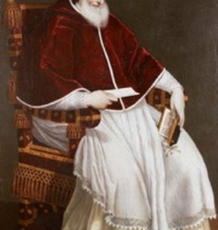 Un ritratto di san Pio V.