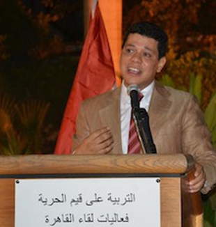 Wael Farouq, vicepresidente del Meeting Cairo, alla <br>sua seconda edizione. 