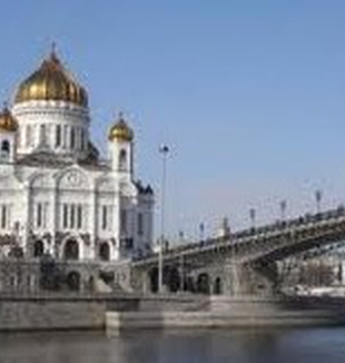 La cattedrale di Cristo Salvatore a Mosca.