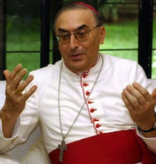 Monsignor Mario Zenari, nunzio in Siria.