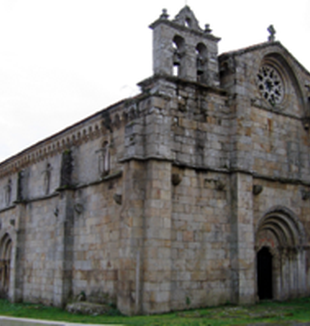 La chiesa di San Pedro a Ramirás.
