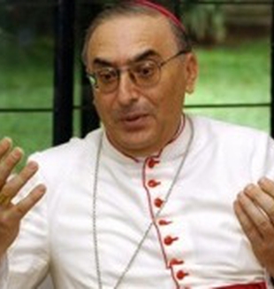 Monsignor Mario Zenari, nunzio a Damasco.