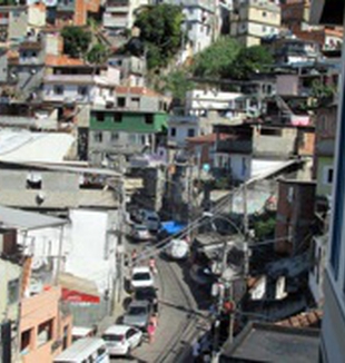 Il  quartiere Morro dos Cabritos, Copacabana.