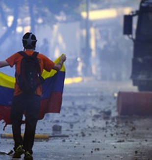 Manifestazione in Venezuela. 