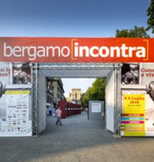 BergamoIncontra in piazza Dante a Bergamo.