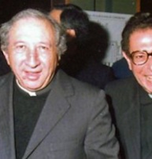 Don Ciccio Ventorino con Giussani. 