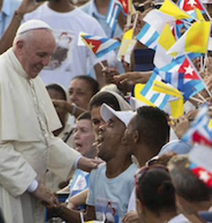 Papa Francesco saluta i fedeli cubani
