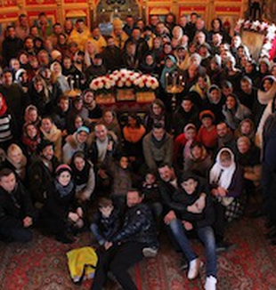 La "comunità volante" alla Giornata di Inizio in Ucraina.