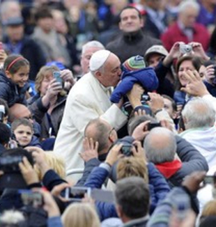 Papa Francesco all'Udienza di mercoledì 18 novembre. 