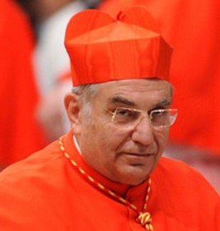 L'ex arcivescovo di Palermo, monsignor Paolo Romeo.