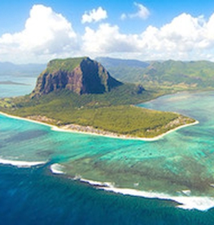 L'isola di Mauritius.