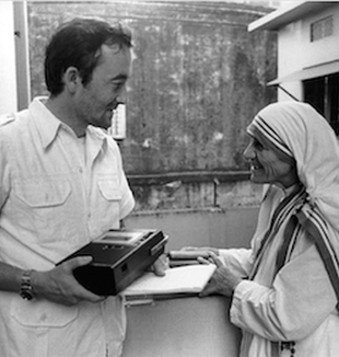 Robi Ronza con Santa madre Teresa di Calcutta