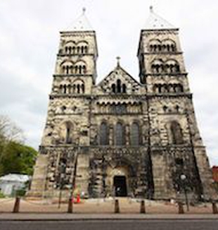 La Cattedrale di Lund, in Svezia.