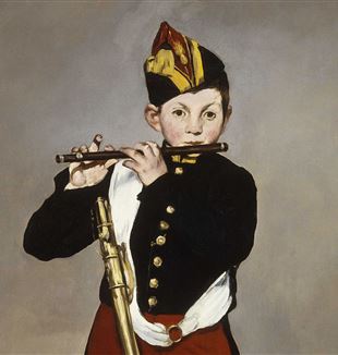 Édouard Manet, "Il pifferaio" (part.), 1866