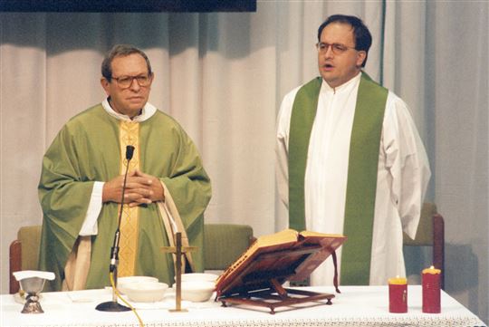 A La Thuile, all'Assemblea responsabili di CL, nel 1998