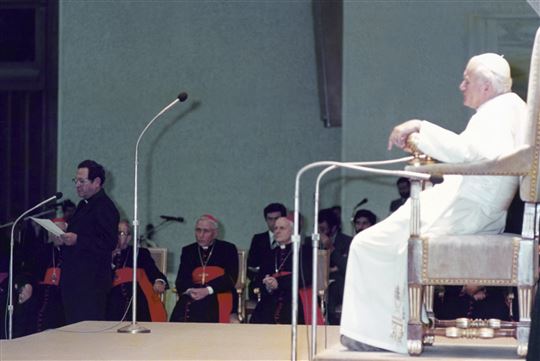 All'Udienza con Giovanni Paolo II per il trentennale del movimento