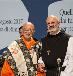 Shodo Habukawa e padre Mauro-Giuseppe Lepori