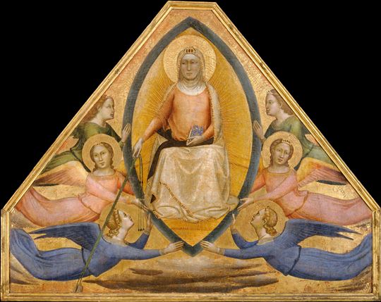 Bernardo Daddi, Assunta, 1337-1338, New York, Metropolitan Museum of Art