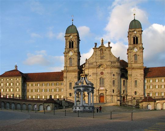 L'abbazia di Einsiedeln, in Svizzera