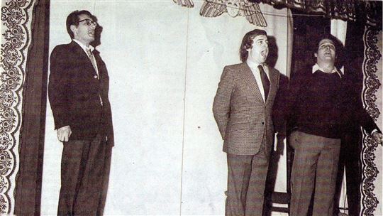 Enzo Jannacci con Cochi e Renato