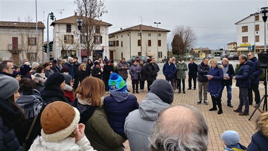 La manifestazione a Castione Marchesi (Fidenza)
