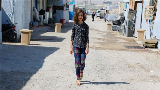 Myriam, la ragazza di Qaraqosh protagonista di uno dei progetti della campagna Tende di Avsi