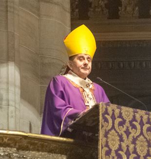 Monsignor Mario Delpini, Arcivescovo di Milano (Foto Franchino)
