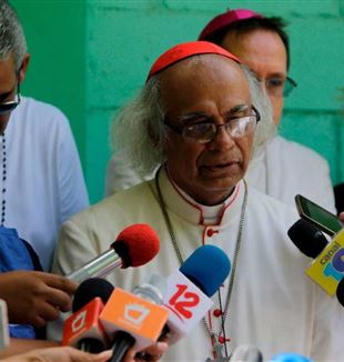 Il cardinale Leopoldo Brenes, arcivescovo di Managua