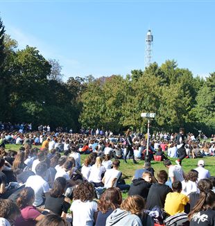 I giessini di Milano radunati al Parco Sempione