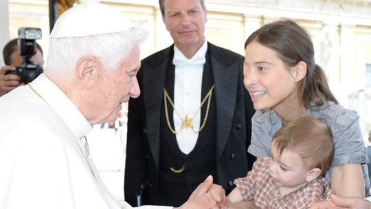 Con papa Benedetto XVI