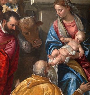 Paolo Veronese, "Adorazione dei Magi", particolare.