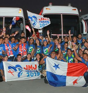 Giovani pellegrini a Panama