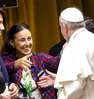 Papa Francesco al Sinodo sui giovani nel 2018