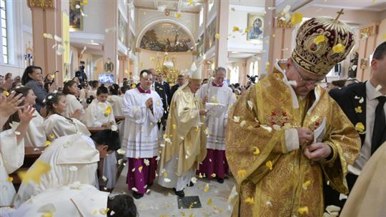 Le Prime Comunioni nella Chiesa del Sacro Cuore di Rakovsky