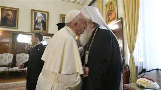 Con il Patriarca Neofit 